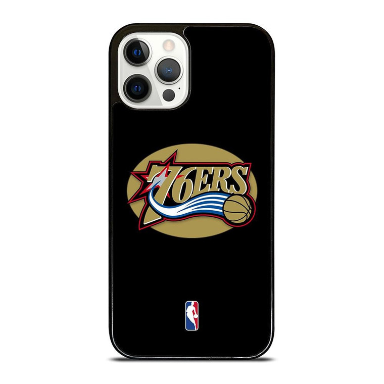 PHILADELPHIA 76ERS NBA GOLD LOGO iPhone 12 Pro Case Cover