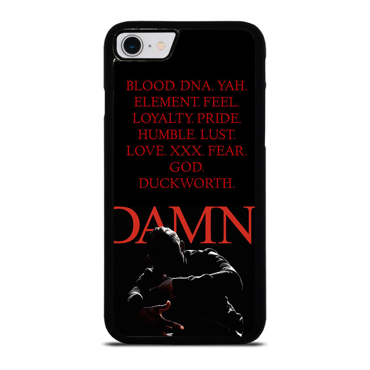 KENDRICK LAMAR DAMN QUOTES iPhone SE 2022 Case Cover