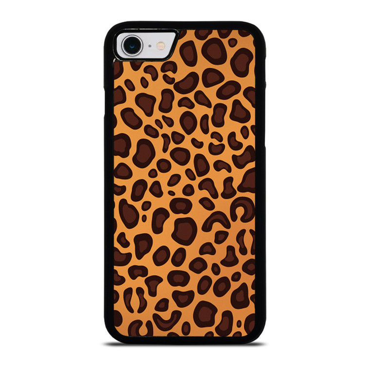 LEAPARD BROWN PATTERN iPhone SE 2022 Case Cover