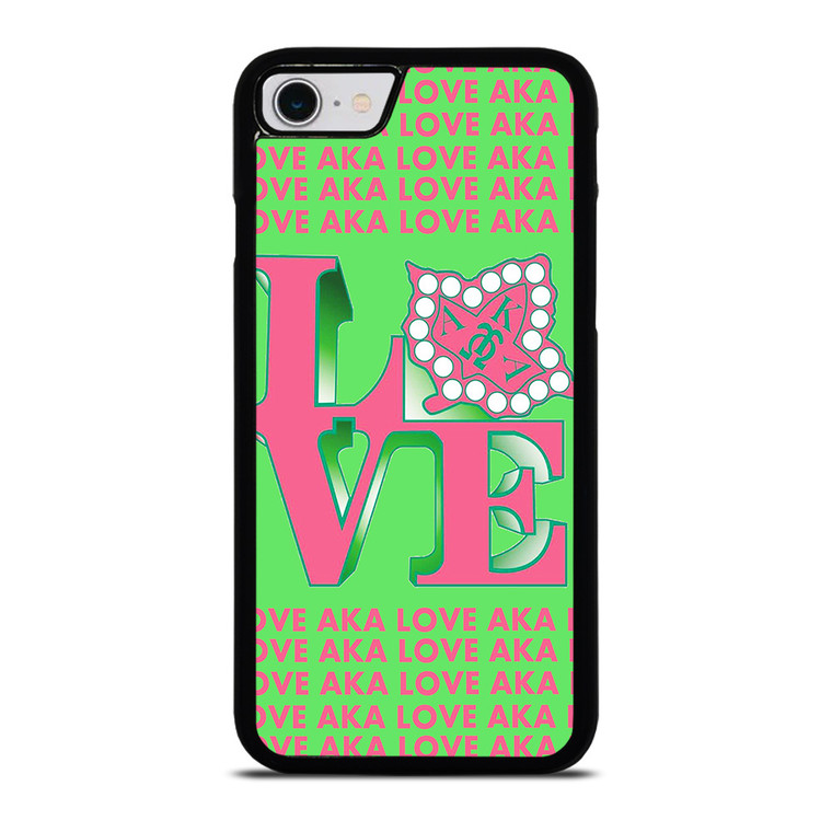 LOVE AKA PINK AND GREEN iPhone SE 2022 Case Cover