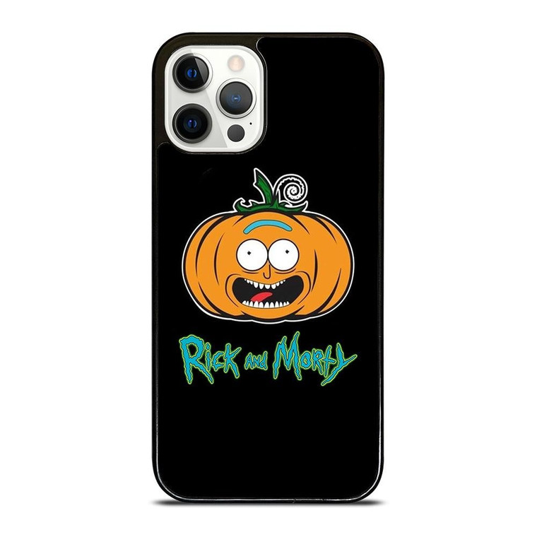 RICK AND MORTY HALLOWEEN PUMPKIN iPhone 12 Pro Case Cover