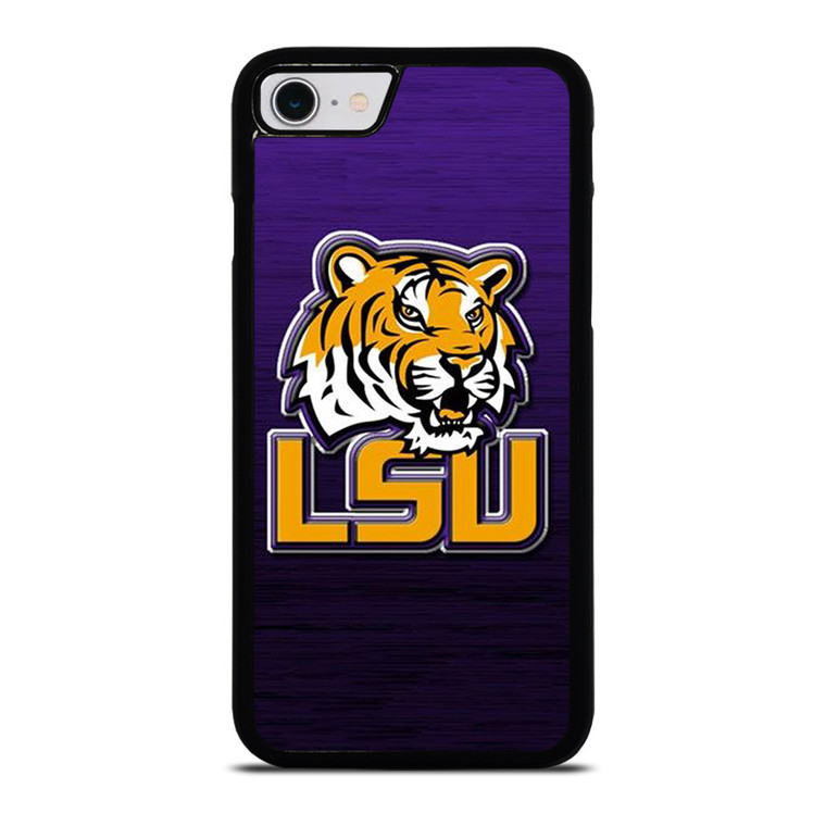 LSU TIGERS WOODEN LOGO iPhone SE 2022 Case Cover