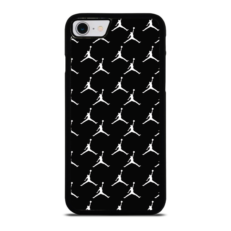 MICHAEL JORDAN SYMBOL BLACK PATTERN iPhone SE 2022 Case Cover