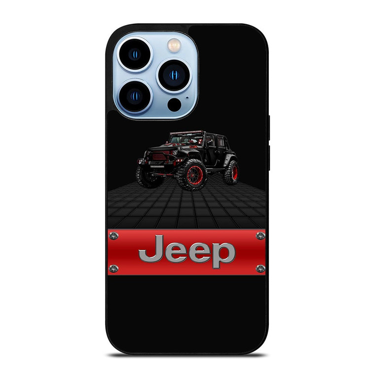 JEEP WRANGLER BLACK LOGO iPhone 13 Pro Max Case Cover