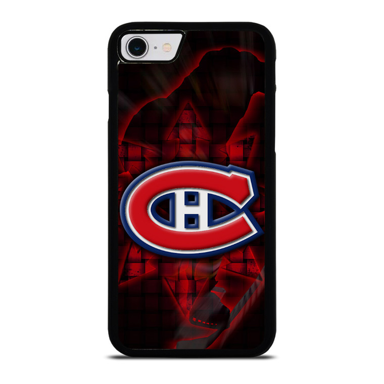 MONTREAL CANADIENS RED GLOW SYMBOL iPhone SE 2022 Case Cover