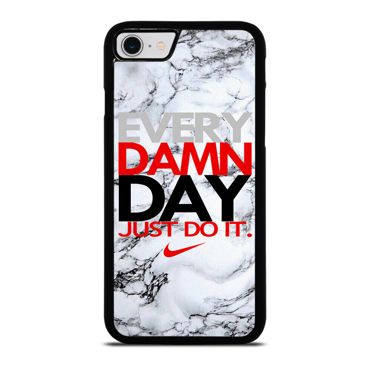 NIKE EVERY DAMN DAY MARBLE iPhone SE 2022 Case Cover