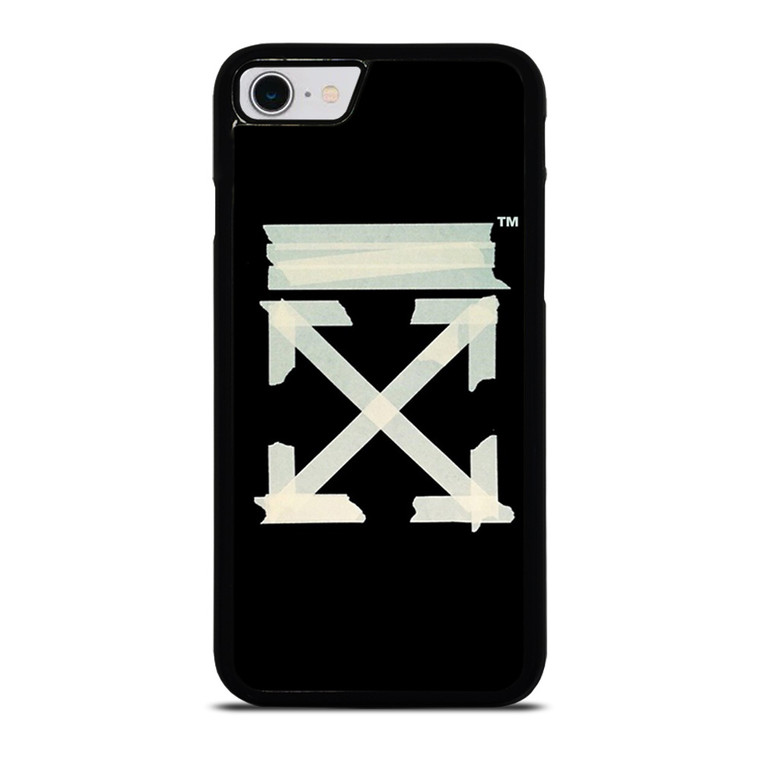 OFF WHITE TAPE LOGO iPhone SE 2022 Case Cover