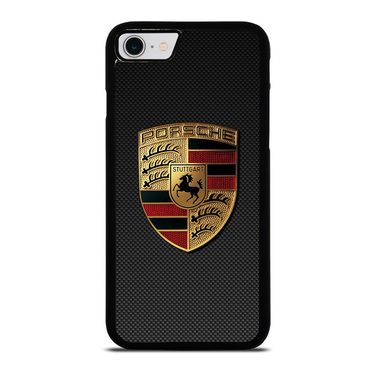 PORSCHE LOGO CARBON iPhone SE 2022 Case Cover PORSCHE LOGO CARBON iPhone SE 2022 Case Cover