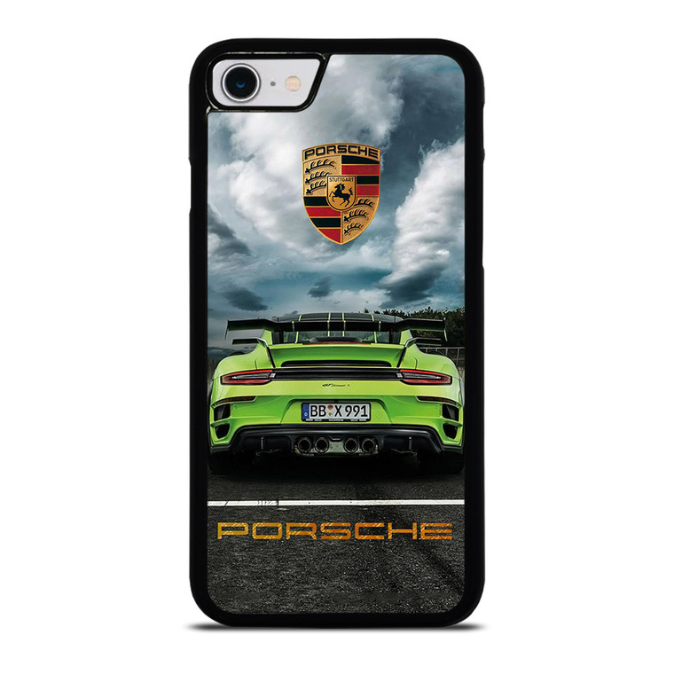PORSCHE LOGO GREEN CAR iPhone SE 2022 Case Cover