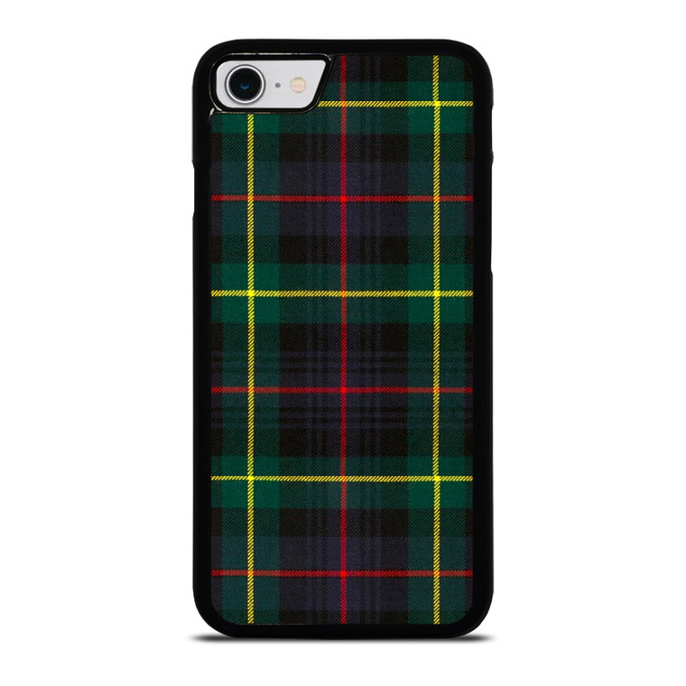 RED YELLOW TARTAN PLAID PATTERN iPhone SE 2022 Case Cover