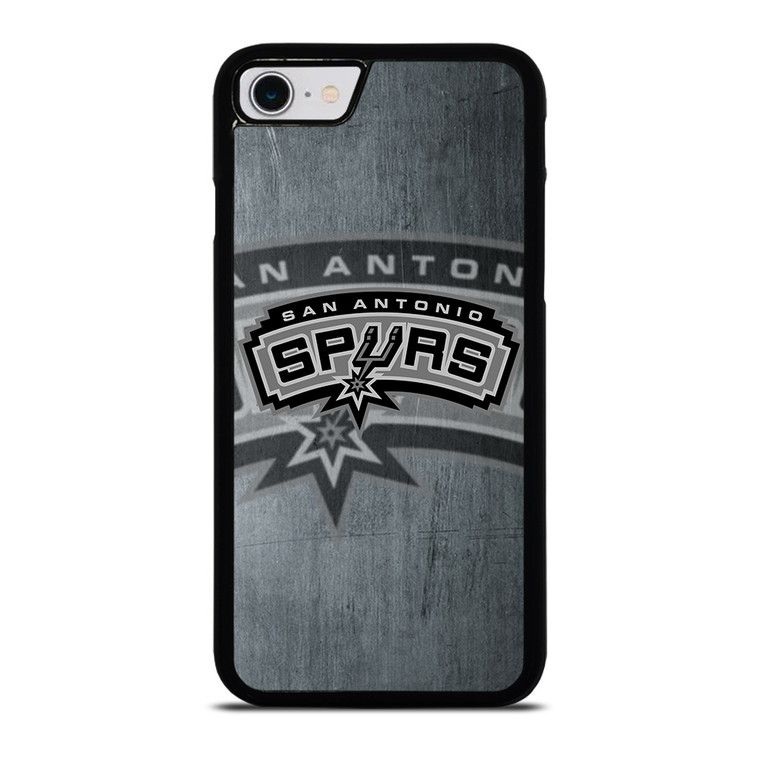 SAN ANTONIO SPURS METAL LOGO iPhone SE 2022 Case Cover