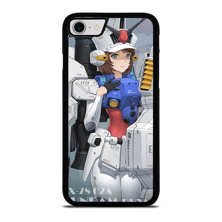 SEXY GIRL GUNDAM FAN ART iPhone SE 2022 Case Cover