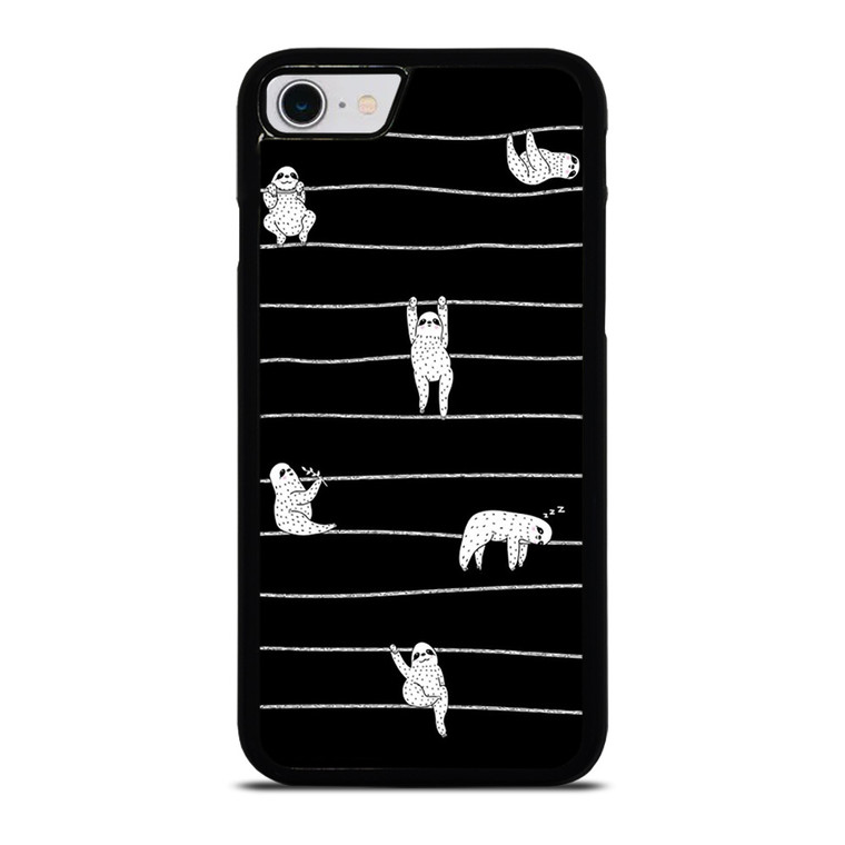 SLOTH KOALA STRIPE iPhone SE 2022 Case Cover