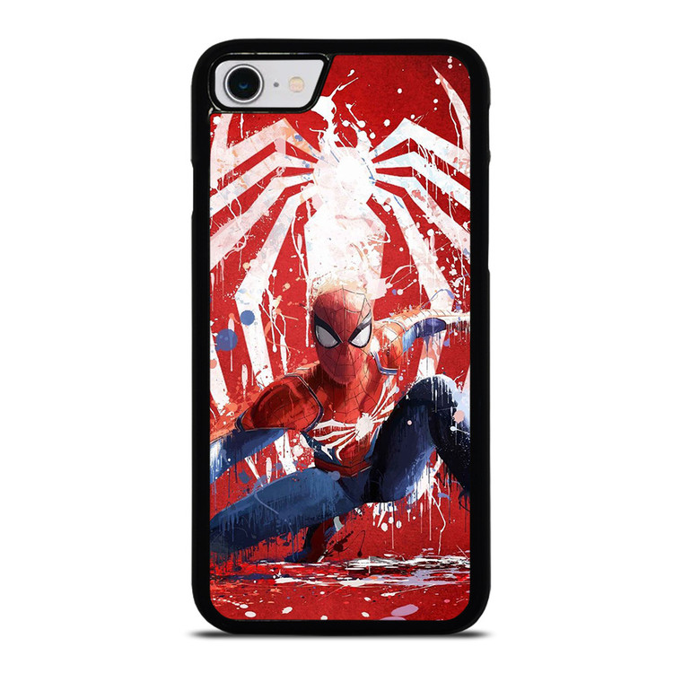 SPIDER MAN AVENGERS ART PAINT iPhone SE 2022 Case Cover