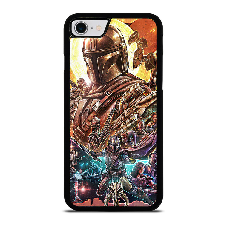 STAR WARS MANDALORIAN COLLAGE iPhone SE 2022 Case Cover