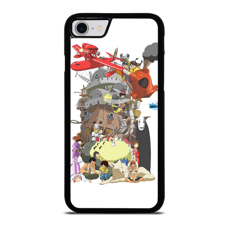 STUDIO GHIBLI ALL CHARACTER iPhone SE 2022 Case Cover