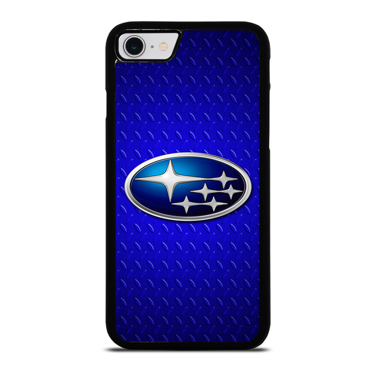 SUBARU BLUE METAL LOGO iPhone SE 2022 Case Cover