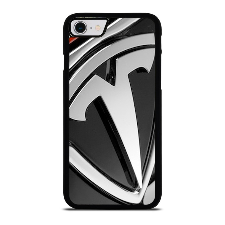 TESLA MOTOR EMBLEM LOGO iPhone SE 2022 Case Cover