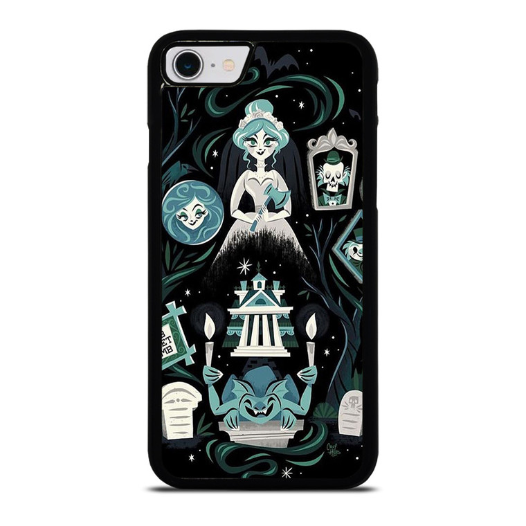 THE HAUNTED MANSION ART DISNEY iPhone SE 2022 Case Cover THE HAUNTED MANSION ART DISNEY iPhone SE 2022 Case Cover