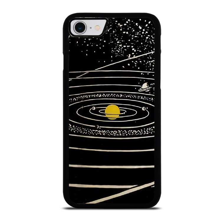 THE SOLAR SYSTEM HAND DRAWN iPhone SE 2022 Case Cover