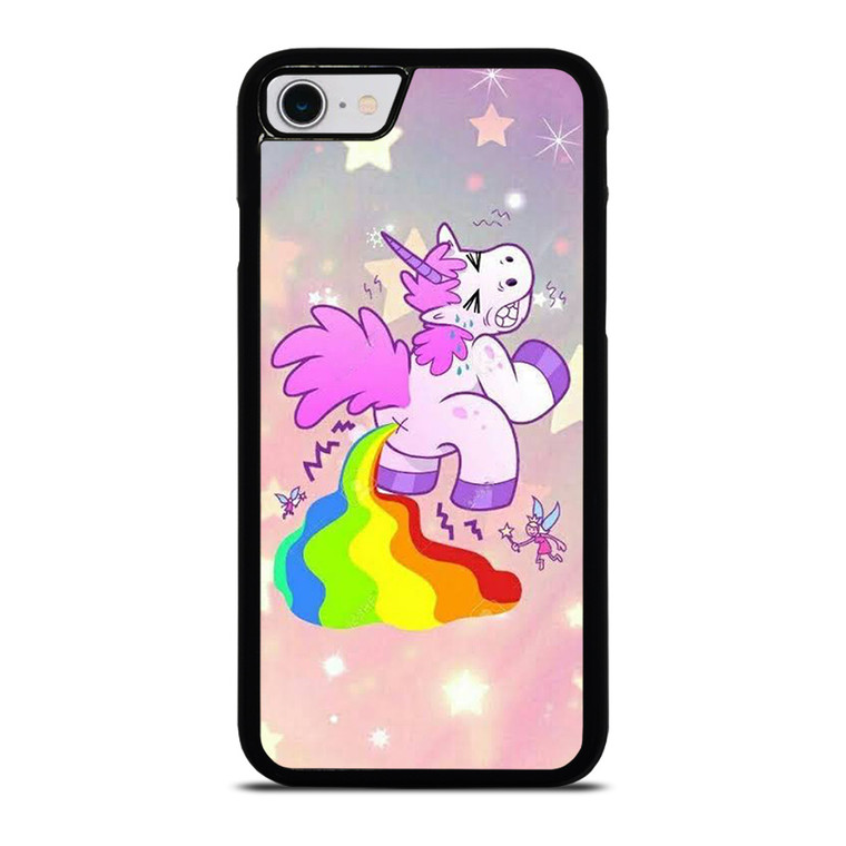 UNICORN POOPING RAINBOW iPhone SE 2022 Case Cover UNICORN POOPING RAINBOW iPhone SE 2022 Case Cover