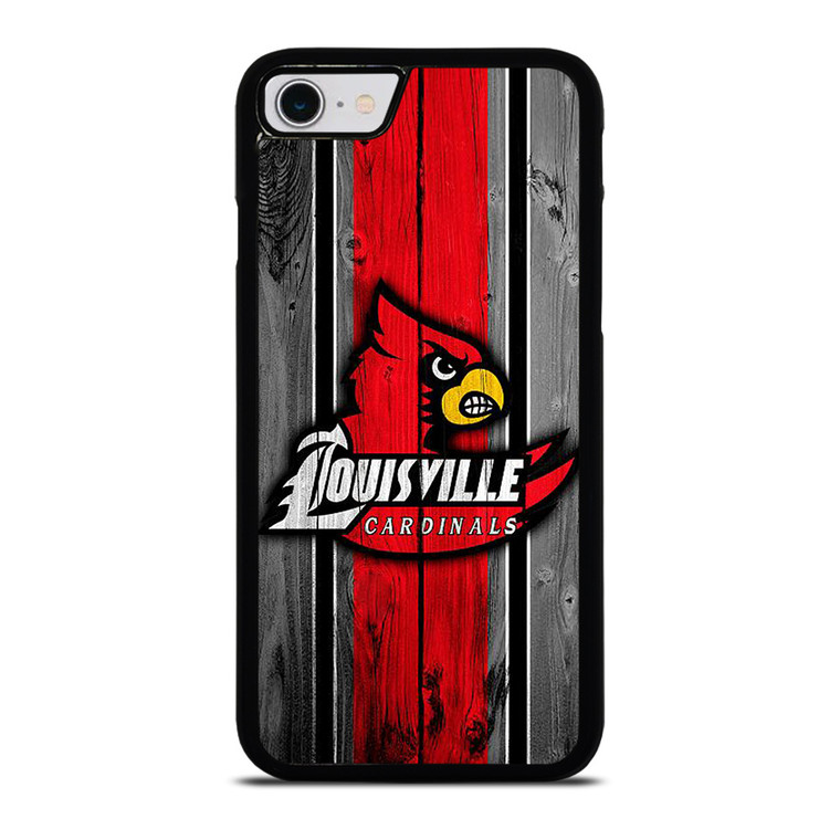 UNIVERSITY OF LOUISVILLE WOODEN LOGO iPhone SE 2022 Case Cover UNIVERSITY OF LOUISVILLE WOODEN LOGO iPhone SE 2022 Case Cover