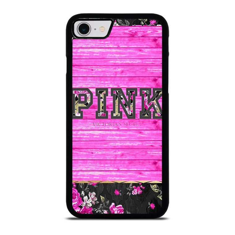 VICTORIA'S SECRET PINK FLORAL iPhone SE 2022 Case Cover VICTORIA'S SECRET PINK FLORAL iPhone SE 2022 Case Cover