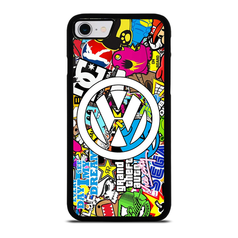 VW STICKER BOMB LOGO iPhone SE 2022 Case Cover VW STICKER BOMB LOGO iPhone SE 2022 Case Cover