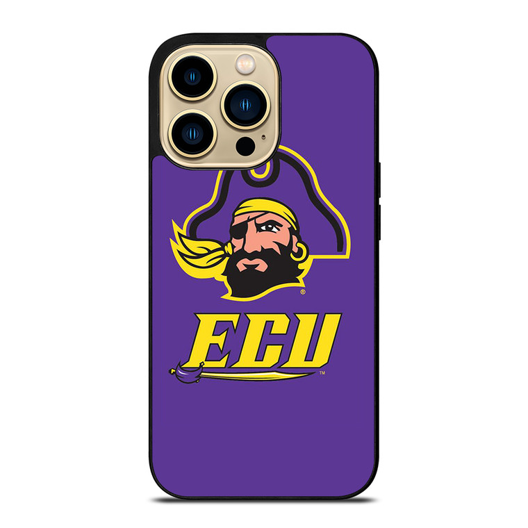 ECU EAST CAROLINA PIRATES UNIVERSITY FOOTBALL ICON iPhone 14 Pro Max Case Cover