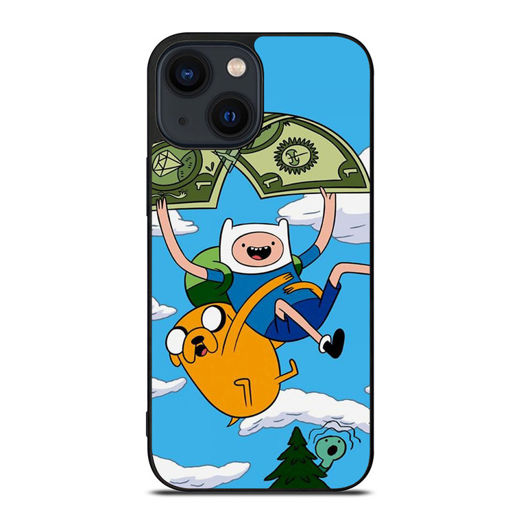 ADVENTURE TIME FINN AND JAKE MONEY iPhone 14 Plus Case Cover