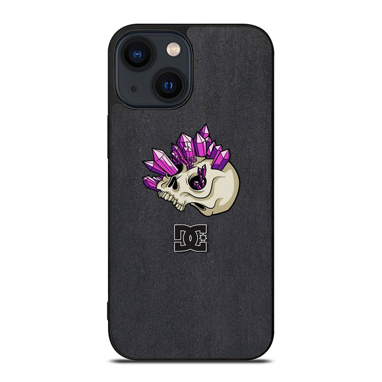 DC SHOES LOGO EMERALD SKULL iPhone 14 Plus Case Cover