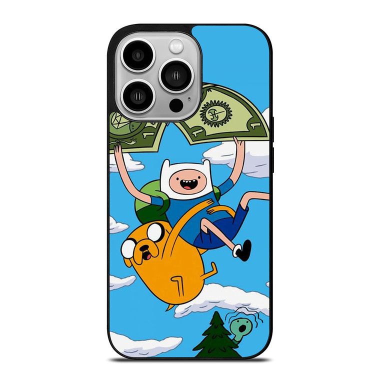 ADVENTURE TIME FINN AND JAKE MONEY iPhone 14 Pro Case Cover