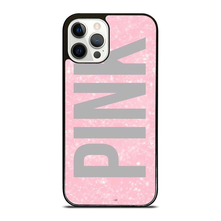 VICTORIA'S SECRET PINK SPARKLE LOGO iPhone 12 Pro Case Cover