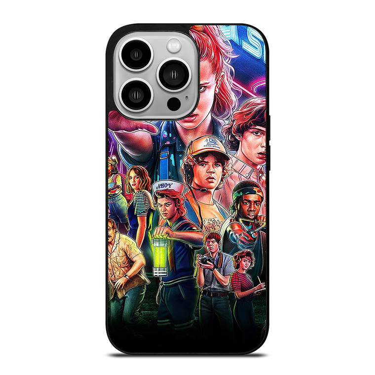 STRANGER THINGS CHARACTERS ART iPhone 14 Pro Case Cover