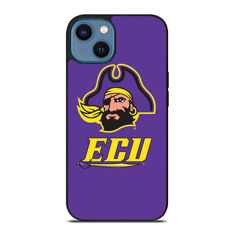 ECU EAST CAROLINA PIRATES UNIVERSITY FOOTBALL ICON iPhone 14 Case Cover