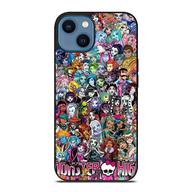 MONSTER HIGH COLLAGE iPhone 14 Case Cover