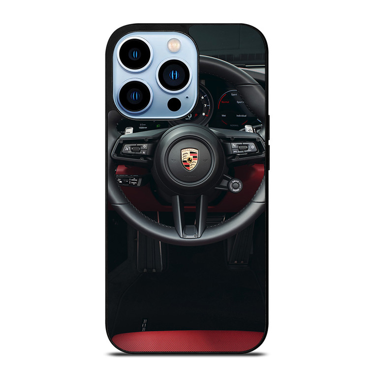 PORSCHE CAR STEERING LOGO iPhone 13 Pro Max Case Cover