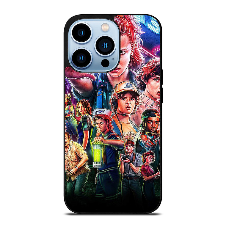 STRANGER THINGS CHARACTERS ART iPhone 13 Pro Max Case Cover