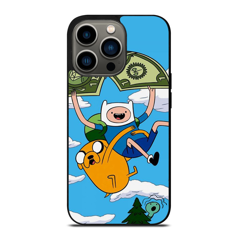 ADVENTURE TIME FINN AND JAKE MONEY iPhone 13 Pro Case Cover
