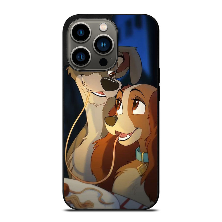 DISNEY CARTOON LADY AND THE TRAMP iPhone 13 Pro Case Cover