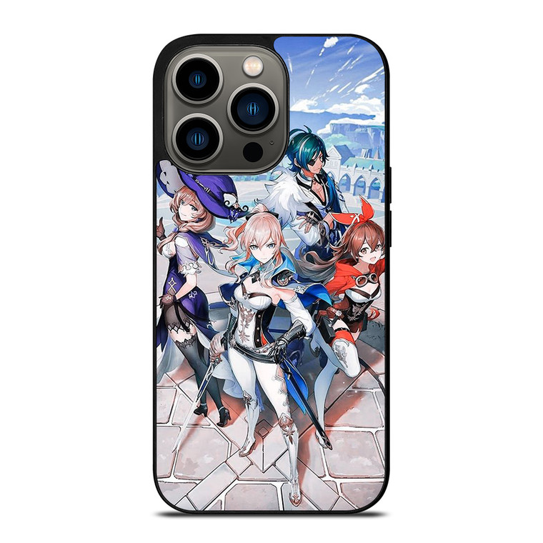 GAME CHARACTERS OF GENSHIN IMPACT iPhone 13 Pro Case Cover