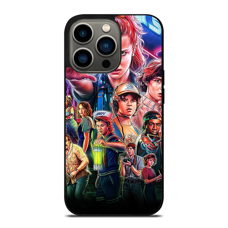 STRANGER THINGS CHARACTERS ART iPhone 13 Pro Case Cover