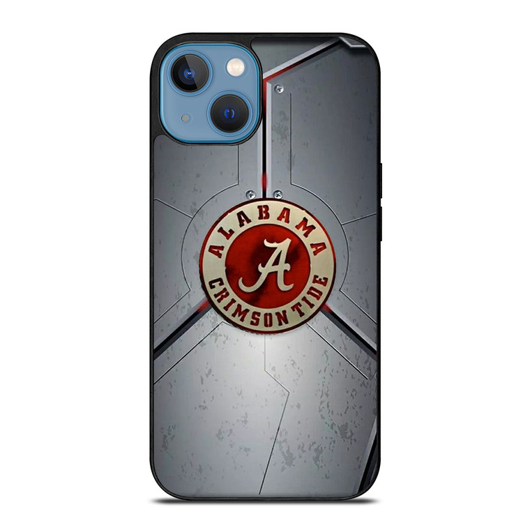 ALABAMA CRIMSON TIDE METAL LOGO iPhone 13 Case Cover