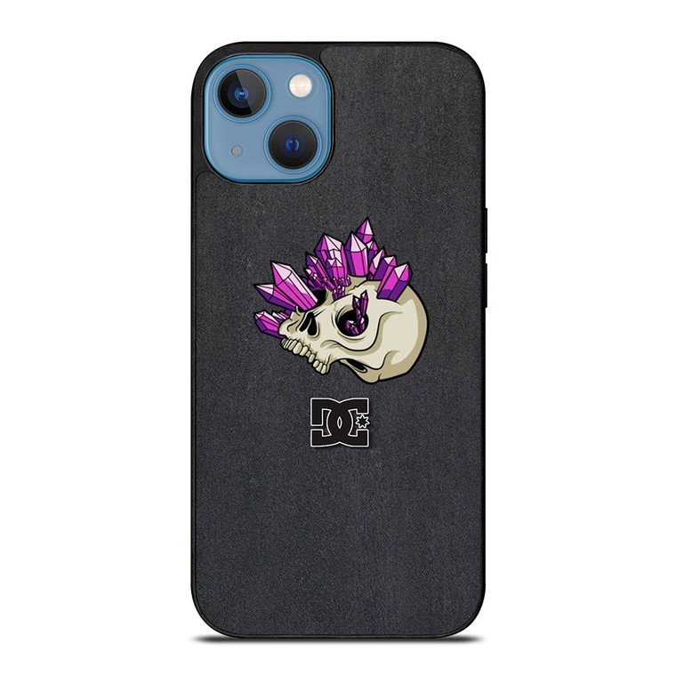 DC SHOES LOGO EMERALD SKULL iPhone 13 Case Cover