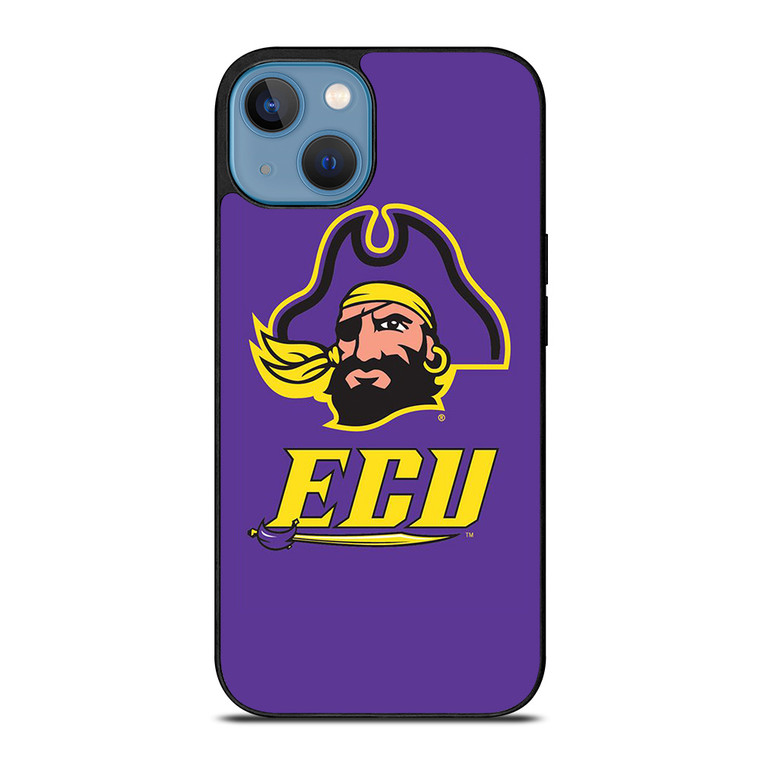 ECU EAST CAROLINA PIRATES UNIVERSITY FOOTBALL ICON iPhone 13 Case Cover