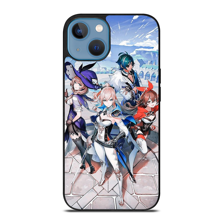 GAME CHARACTERS OF GENSHIN IMPACT iPhone 13 Case Cover