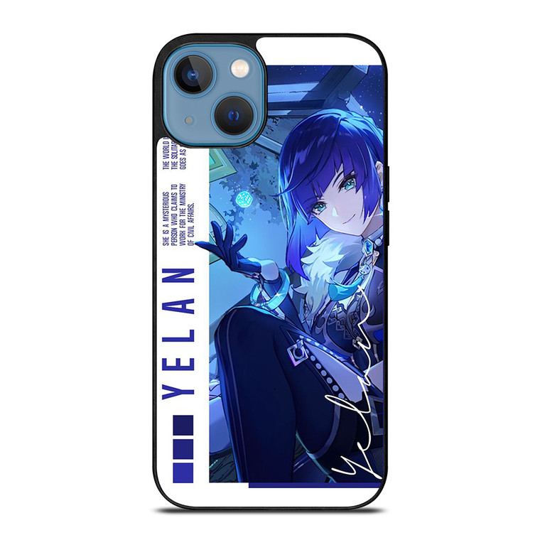 GENSHIN IMPACT GAME YELAN iPhone 13 Case Cover
