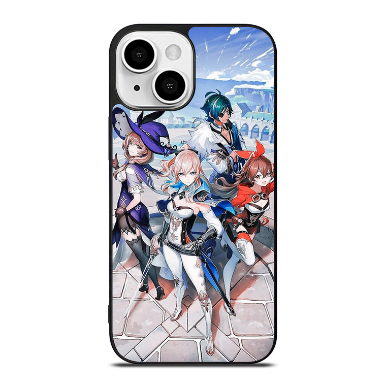 GAME CHARACTERS OF GENSHIN IMPACT iPhone 13 Mini Case Cover