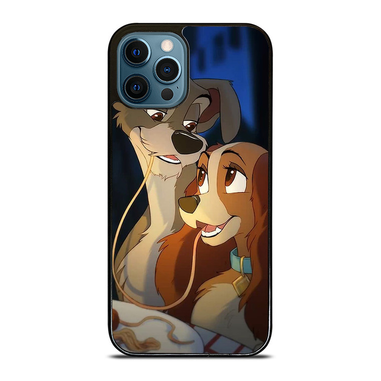 DISNEY CARTOON LADY AND THE TRAMP iPhone 12 Pro Max Case Cover