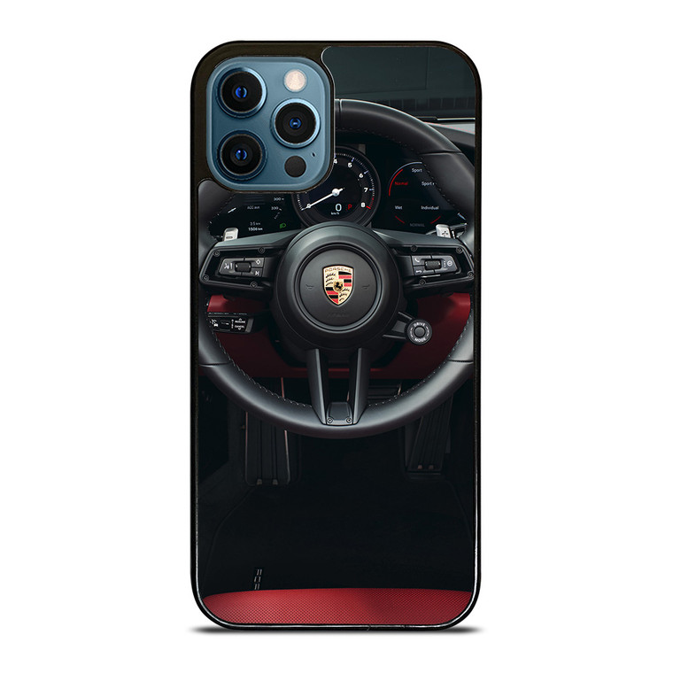 PORSCHE CAR STEERING LOGO iPhone 12 Pro Max Case Cover